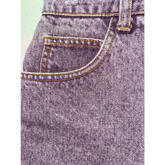 BONGO Purple Denim Skirt Size 9 - Picture 3 of 10